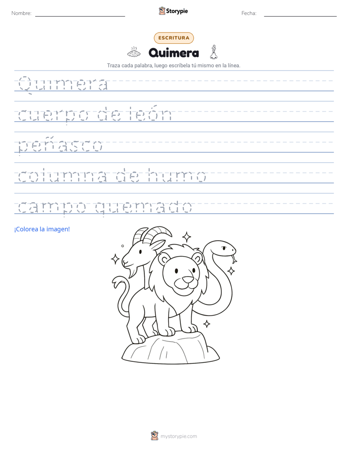 Práctica de Escritura