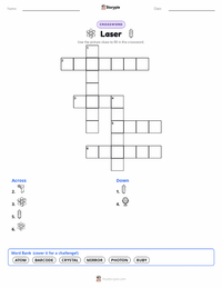 Laser printable worksheet preview