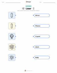 Laser printable worksheet for kids