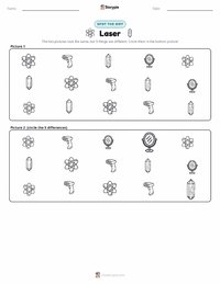 Laser printable worksheet preview