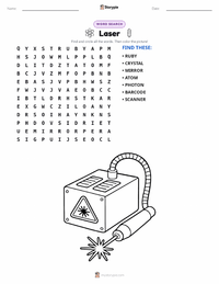 Laser printable worksheet preview