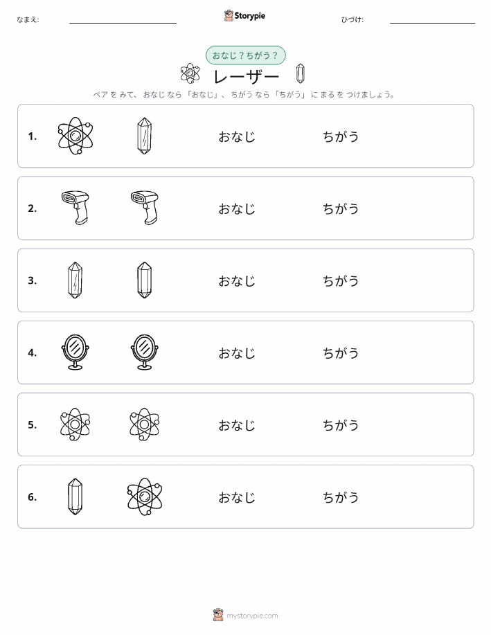 同じか違うか