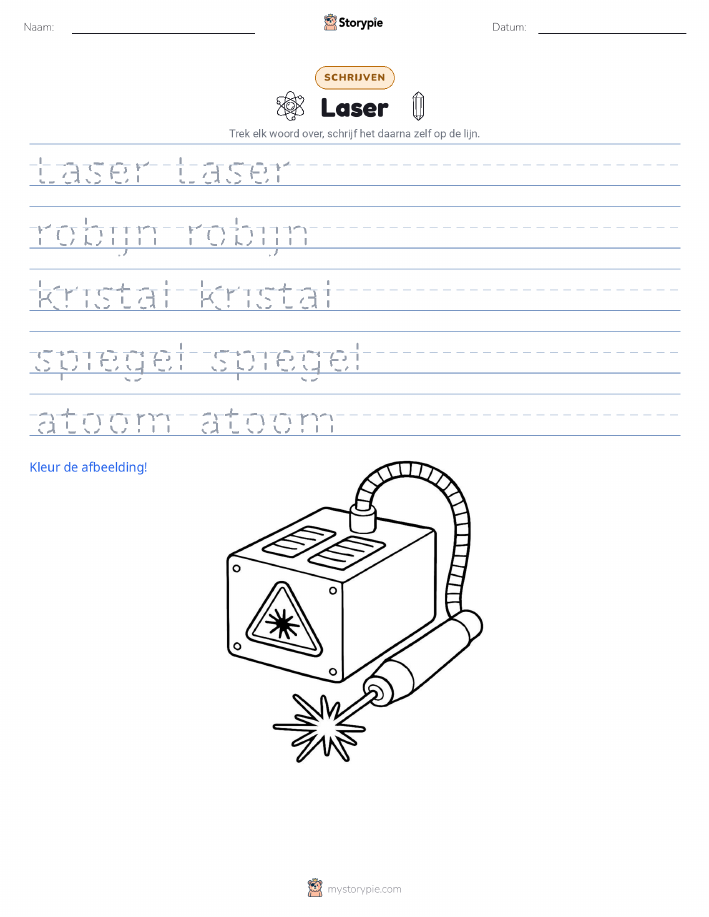 Schrijf Oefening