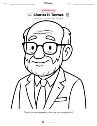 Charles H. Townes printable worksheet preview