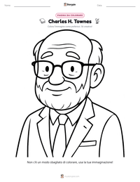 Anteprima della scheda stampabile di Charles H. Townes