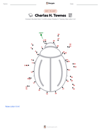 Charles H. Townes printable worksheet preview