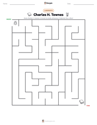 Anteprima della scheda stampabile di Charles H. Townes