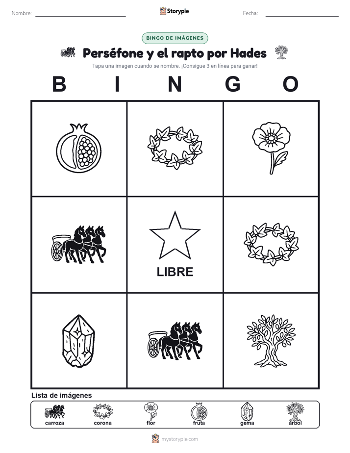 Bingo de Imágenes