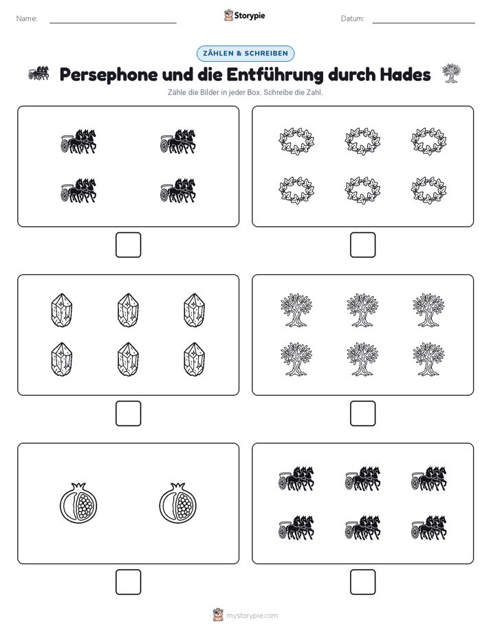 Zählen & Schreiben
