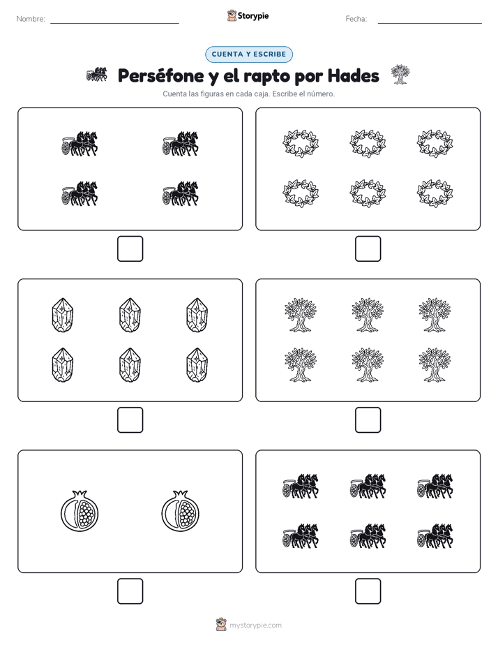 Cuenta y Escribe