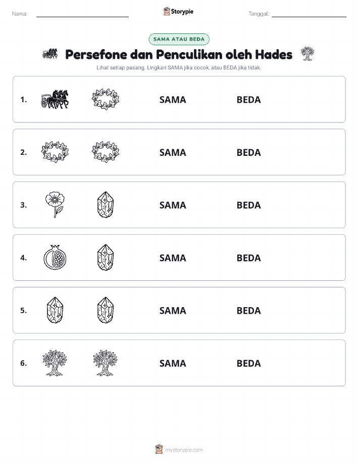 Sama atau Berbeda