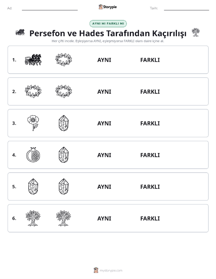 Aynı mı Farklı mı