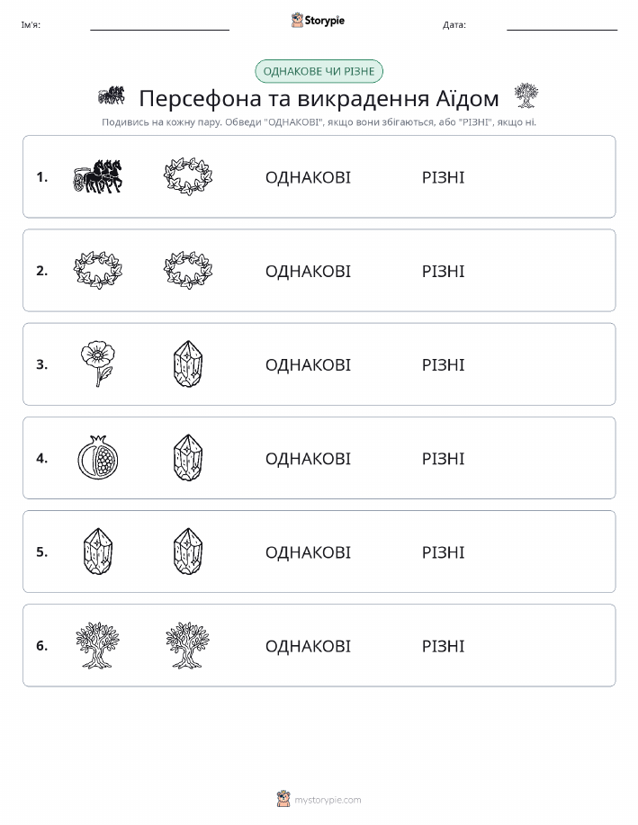 Однакові чи різні