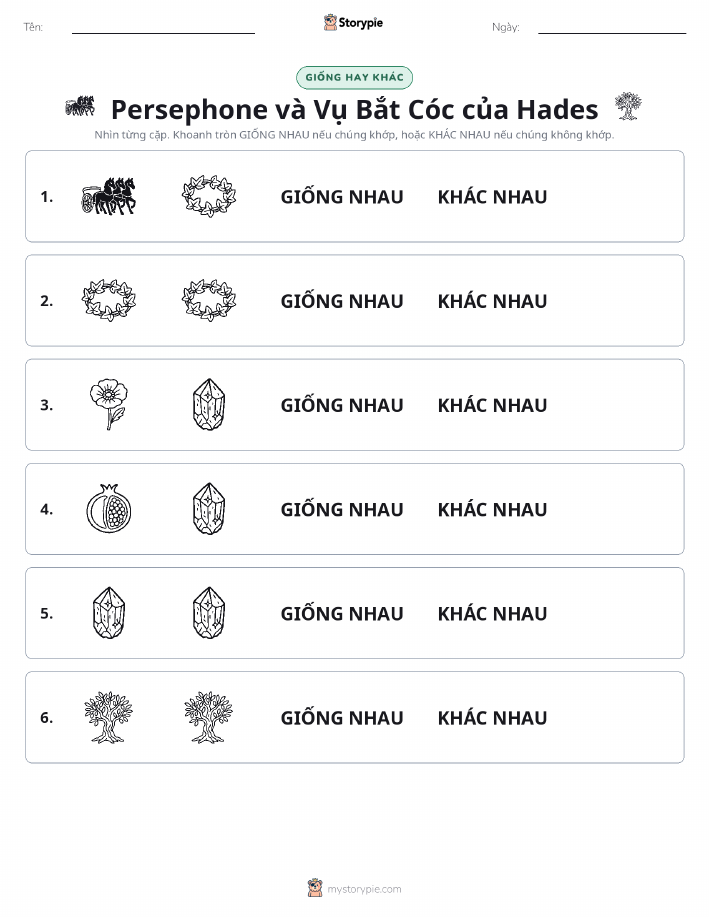 Giống Hay Khác