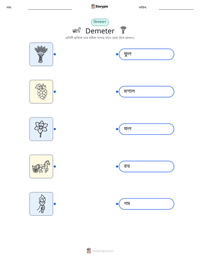 Demeter মুদ্রণযোগ্য কাজের পৃষ্ঠার প্রিভিউ