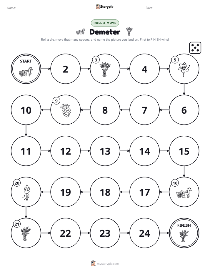 Roll & Move Game