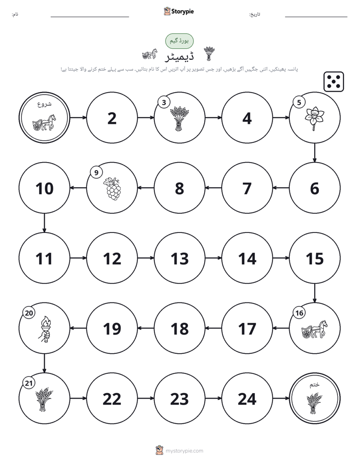 رول اور منتقل کریں کھیل