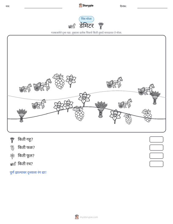 गणना दृश्य
