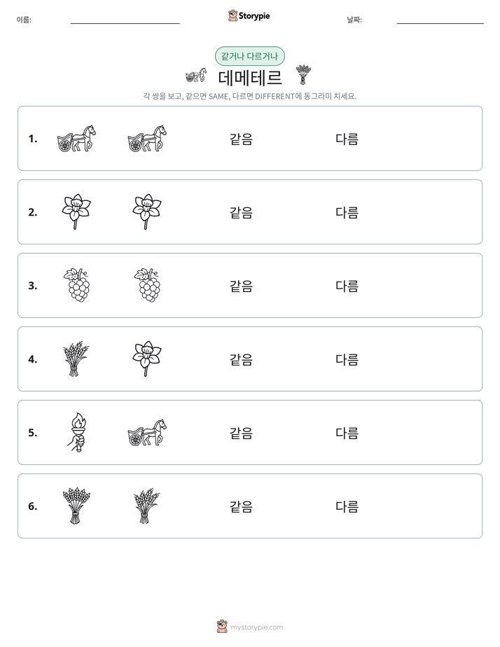 같은 것 또는 다른 것