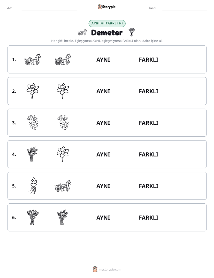 Aynı mı Farklı mı