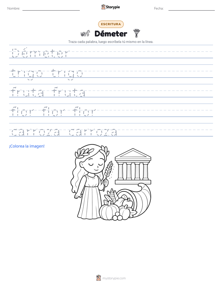 Práctica de Escritura