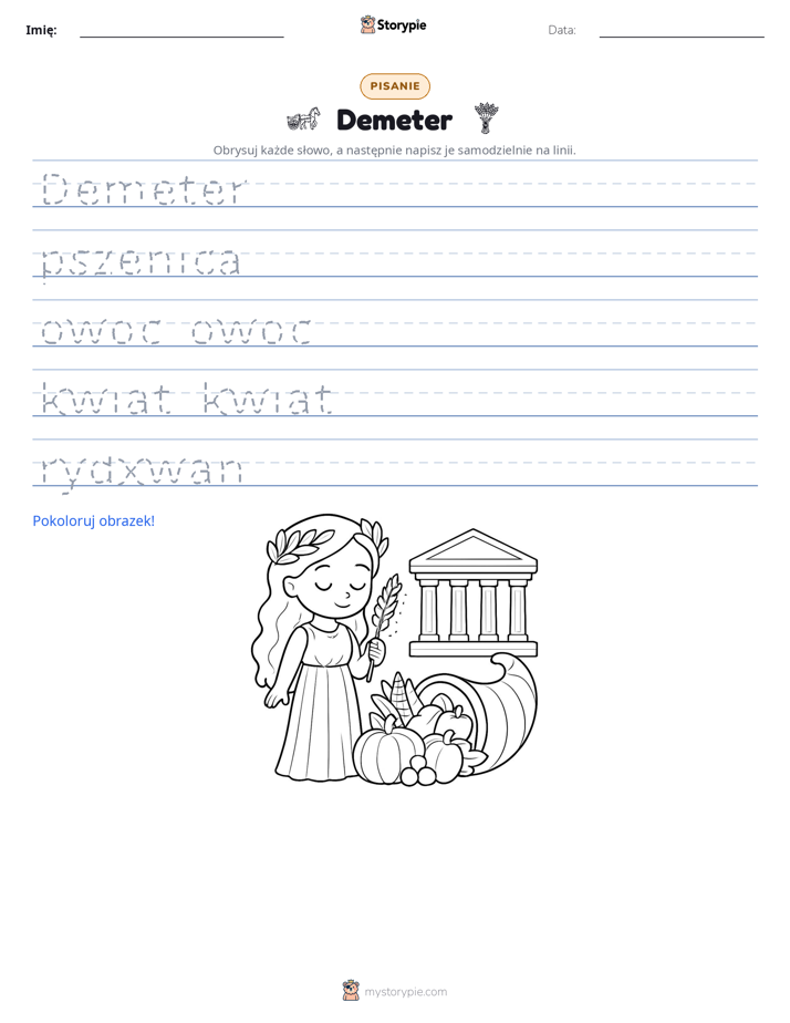 Ćwiczenie Pisania