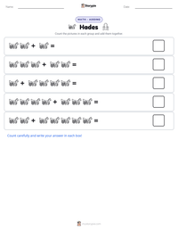 Hades printable worksheet preview