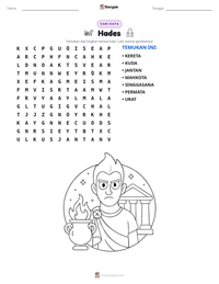 Prabaca lembar kerja cetak Hades