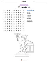 Aperçu de la feuille de travail imprimable Hermès