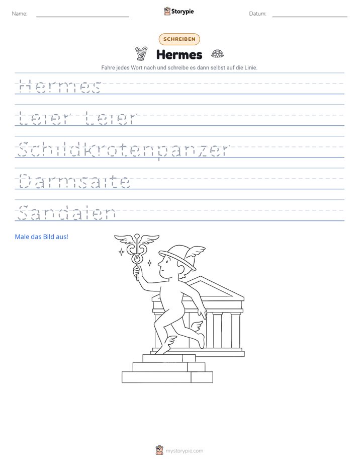 Schreibübung