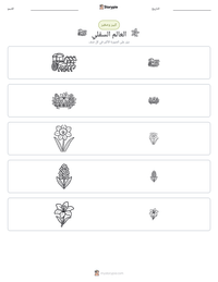 معاينة ورقة العمل القابلة للطباعة العالم السفلي