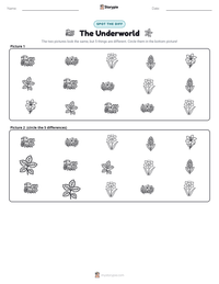 The Underworld printable worksheet preview