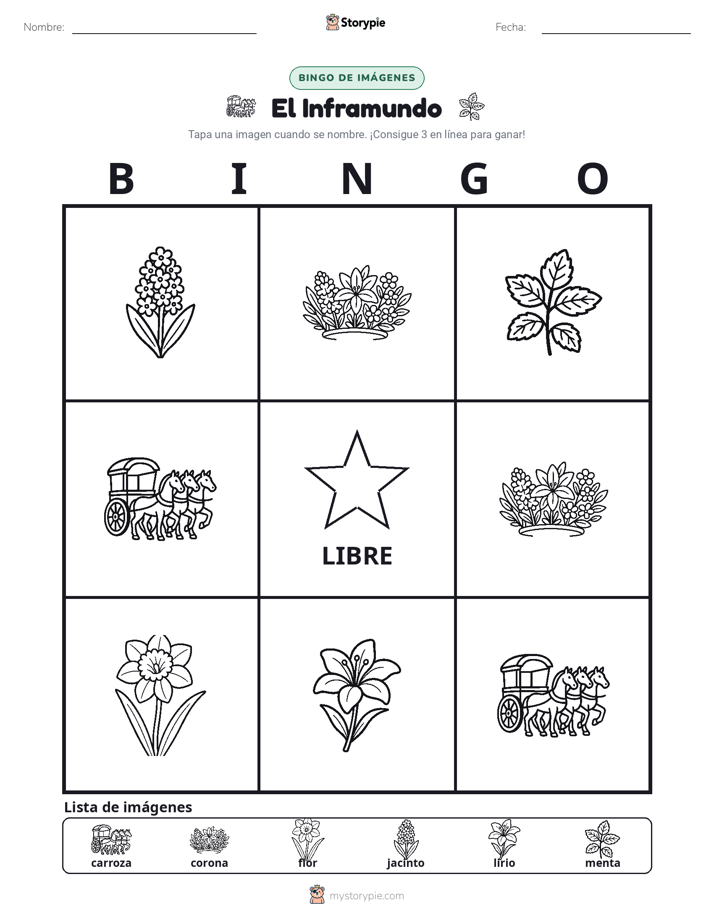 Bingo de Imágenes