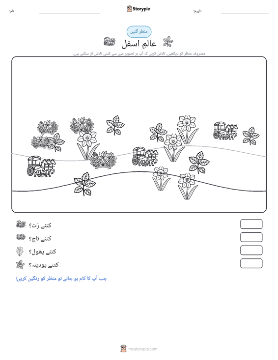 گنتی کا منظر
