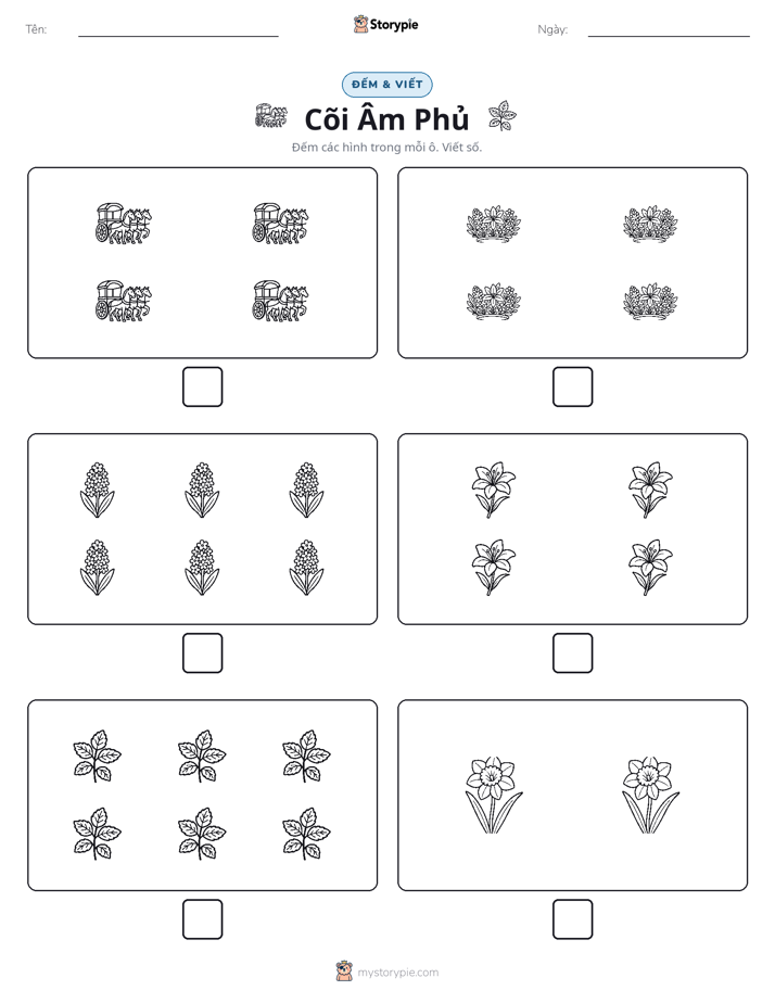 Đếm & Viết