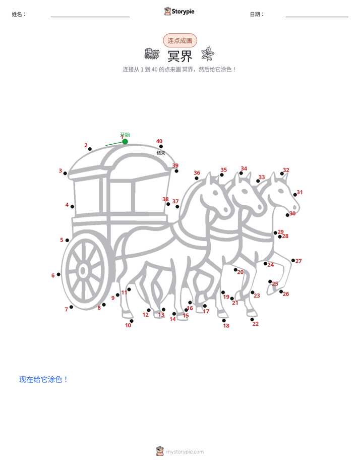 连点成线