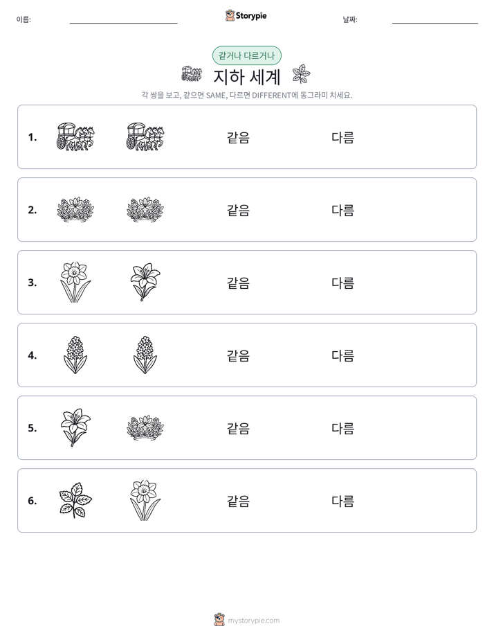 같은 것 또는 다른 것