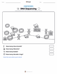 DNA Sequencing printable worksheet preview