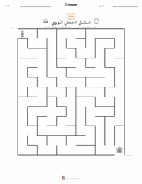 معاينة ورقة العمل القابلة للطباعة تسلسل الحمض النووي