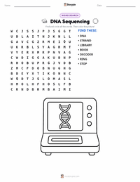 DNA Sequencing printable worksheet preview