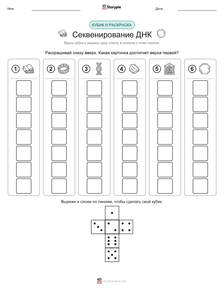 Катать и раскрашивать