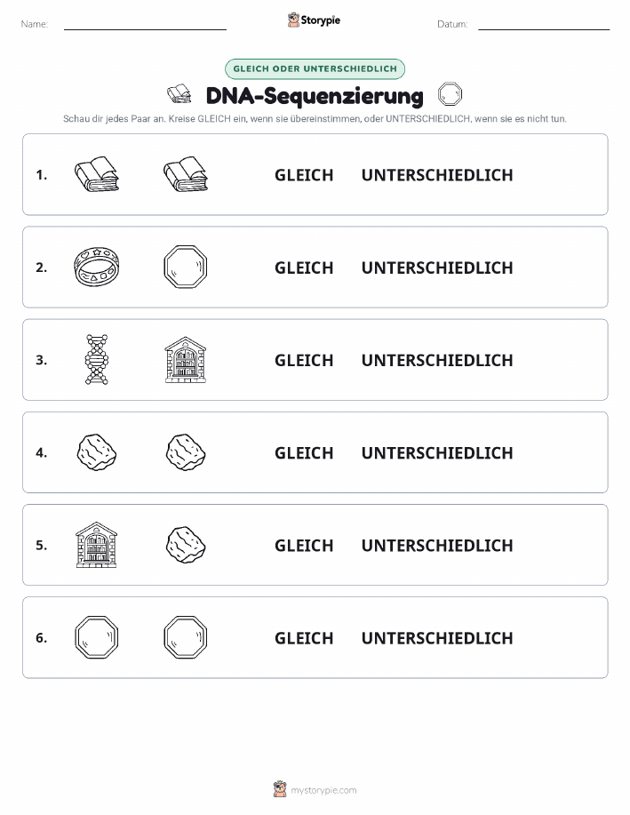 Gleich oder Anders