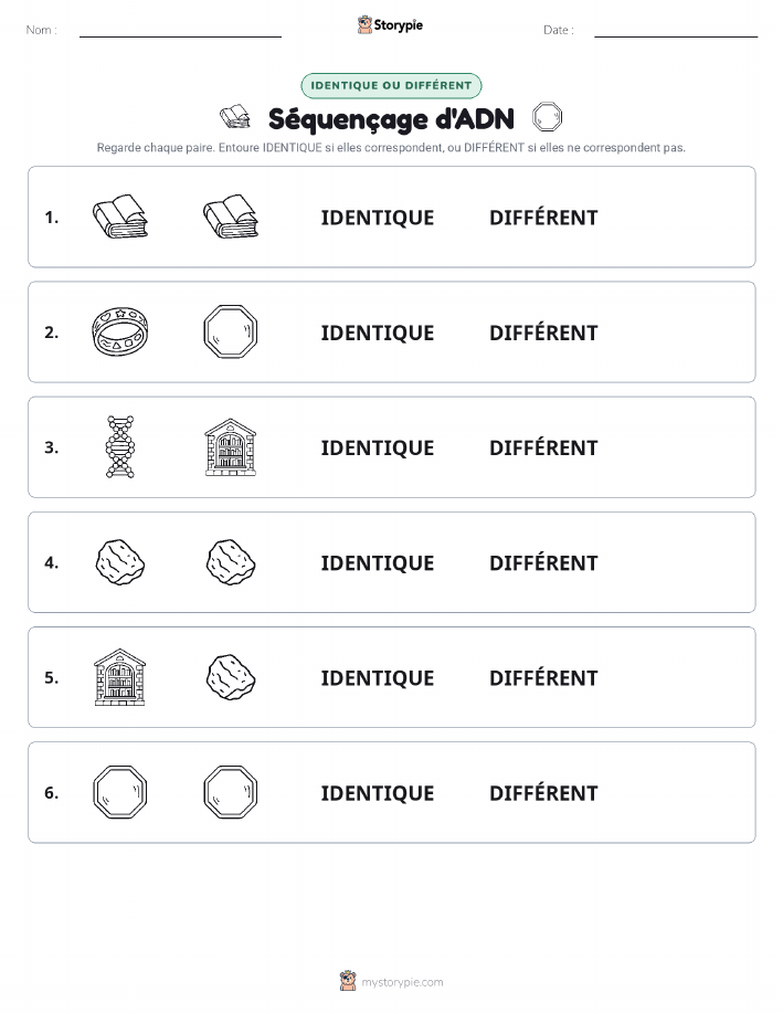 Identique ou Différent