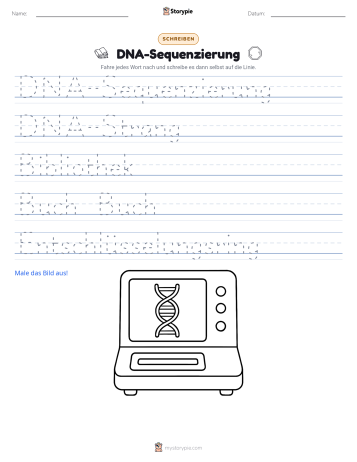 Schreibübung