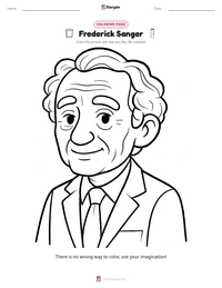 Frederick Sanger printable worksheet preview