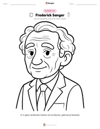Frederick Sanger afdrukbare werkblad voorbeeld