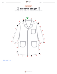 Frederick Sanger printable worksheet preview