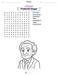 Frederick Sanger afdrukbare werkblad voorbeeld