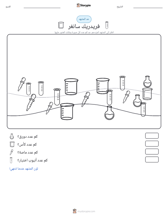 مشهد العد