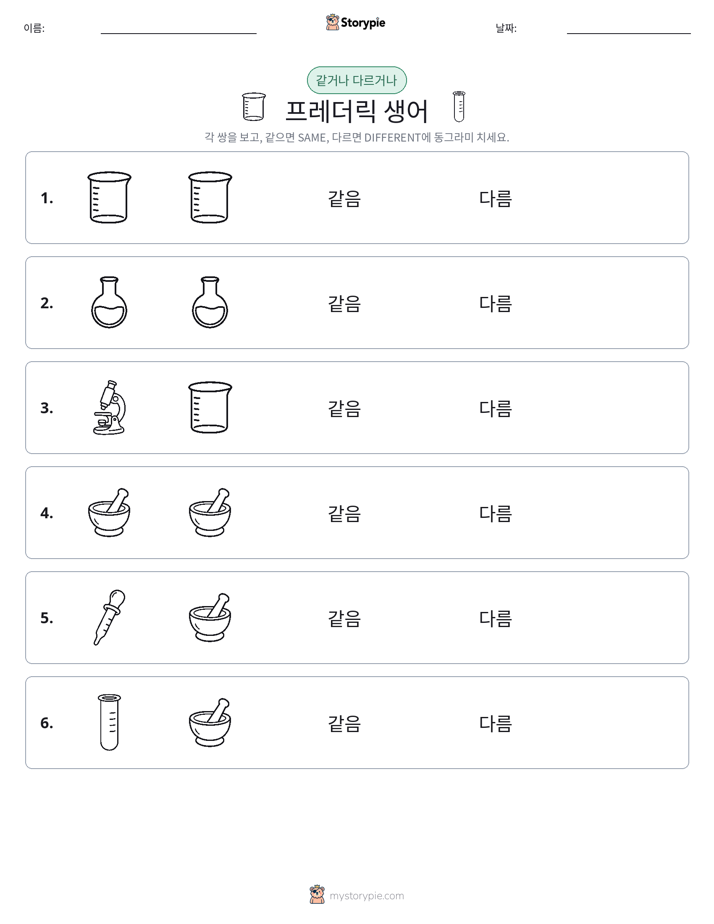 같은 것 또는 다른 것